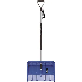 Hrablo na sníh Hrablo na sníh Alpine modré, 37,5x49cm, kovová násada