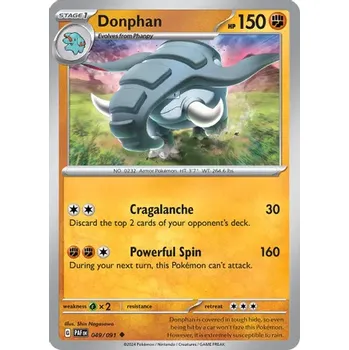 Sběratelská karetní hra Pokémon karta Donphan 049/091 - Paldean Fates