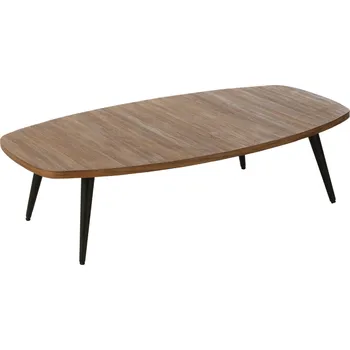 Konferenční stolek Hnědý dřevěný konferenční stolek J-line Tooky 120 x 70 cm