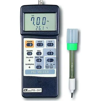 Revizní přístroj Měření pH PH-207 0-14 pH LUTRON