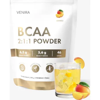 Aminokyselina VENIRA BCAA 2:1:1, mango, 300 g