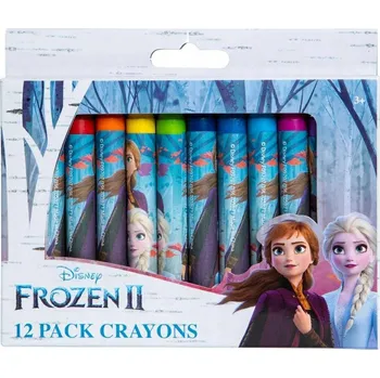 Pastelka DT Voskové pastelky- Ledové králoství, 10 cm 12ks