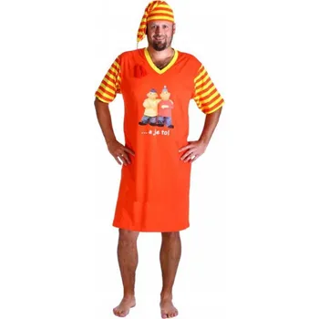 Pánská noční košile Noční košile - Pat a Mat - A je to! XXXL