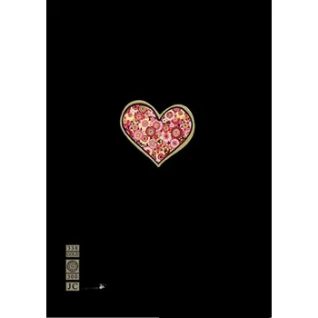 Bug Art Přání 00663 - 13x18cm, zlatotisk - Red Heart