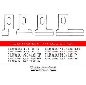 Příslušenství k šicímu stroji Pfaff Nůž 91-120748-19.0 MAIER