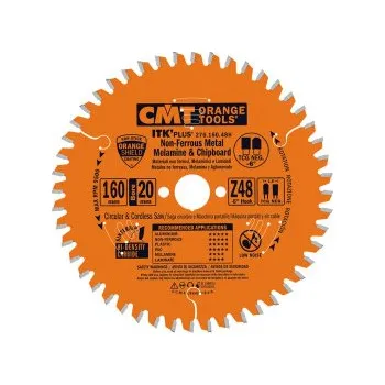 Pilový kotouč CMT ITK Ultra tenký kotouč na lamino, plast a neželezné kovy - D160x1,8 d20 Z48 HW 276.160.48H