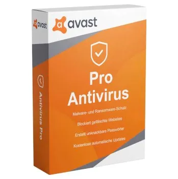 Antivir Avast Pro Antivirus 1 zařízení, 2 roky, prw.1.24m