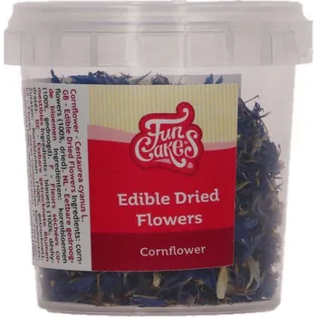 Jedlá dekorace na dort FunCakes Sušené jedle květy 5 g chrpa