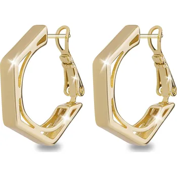 Náušnice biju Pozlacené náušnice tvarové 3001