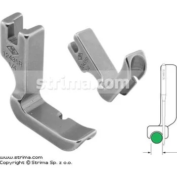 Příslušenství k šicímu stroji Texi Půl patka pro našívání kedru pro šicí stroje, pravá 6.4mm P31C1/4 [12435R 1/4]