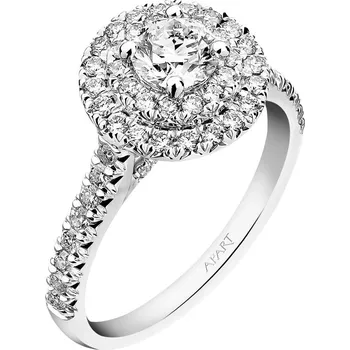 Prsten Prsten z bílého zlata s diamanty - SI1/H - 1,01 ct - ryzost 585 - 220.536