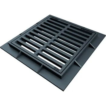 kanalizace Rošt s rámem rovný MYJAVA® 600x600, zatížení B125