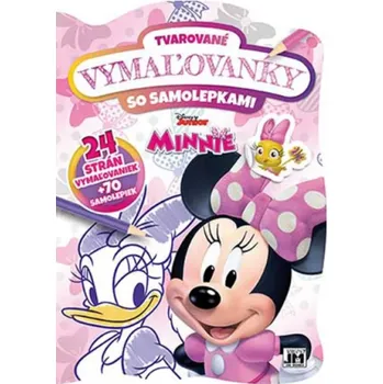 Slovenský jazyk Tvarované vymaľovanky so samolepkami Minnie