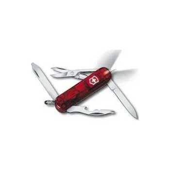 Outdoorové vybavení Kapesní nůž Victorinox Midnite Manager Ruby - 10 funkcí červený průhledný