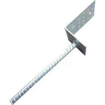 Patka L 120x120 mm, s roxorem do betonu, žárově zinkovaná