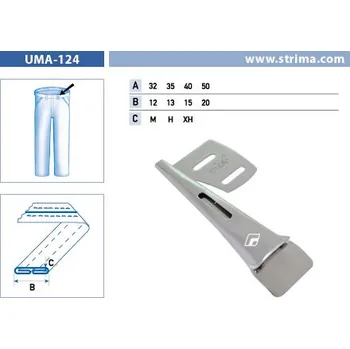 Texi Zakladač poutek pro šicí stroje UMA-124 40/15 M
