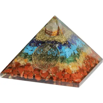 Milujeme Kameny Orgonit - pyramida - 7 čaker a květ života 339776