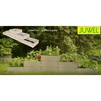 Vyvýšený záhon Vyvýšený záhon JUWEL TIMBER ERGOLINE StepOne Varianta: vyvýšený záhon JUWEL TIMBER ERGOLINE StepOne LG3130