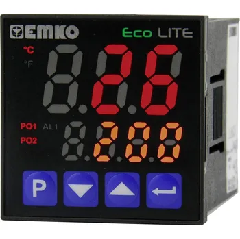 Termostat Emko ecoLITE.4.5.2R.0.0 termostat Pt100, J , K, R , S , T , L -199 do plus 999 °C relé 5 A (d x š x v) 90 x 48 x 48 mm