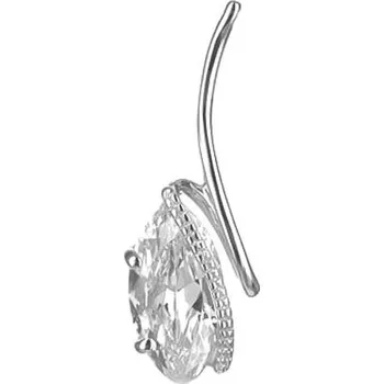 Přívěsek Argento 83874 Stříbrný přívěsek - čirý zirkon ve tvaru zrnka