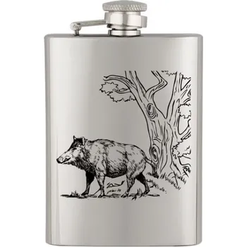 Placatka Placatka Albainox Barbaric 8 Oz. s motivem divočáka