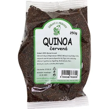 Sušená potravina Quinoa semínka červená 250g Zdraví z přírody