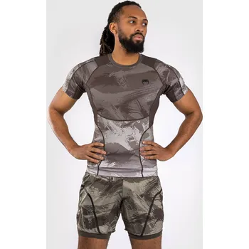 Rashguard Rashguard Venum Electron 3.0 - krátké rukávy - Sand Velikost: XL