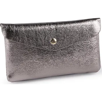 Peněženka Peněženka metalická 9x16 cm, barva 3 stříbrná tmavá