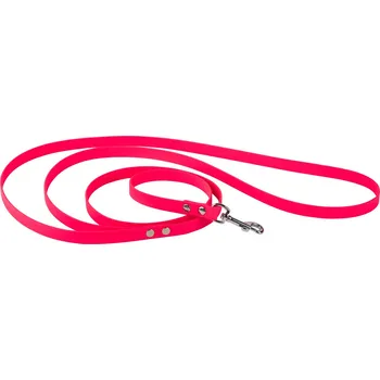 Vodítko pro psa Vypouštěcí vodítko TETRAO Biothane růžové ploché 16 mm