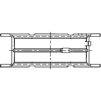 Kliková hřídel Hlavní ložiska klikového hřídele MAHLE 001 FL 21834 050