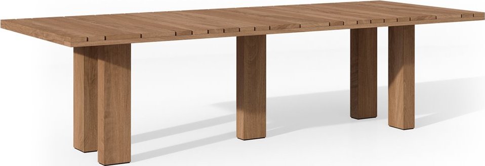 Tribu Teakový jídelní stůl Suro, Tribu, obdélníkový 630x110x75,5 cm