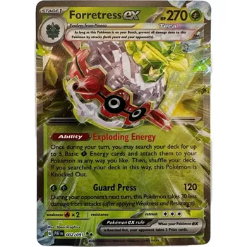 Karetní hra Forretress ex 002/091 - Paldean Fates