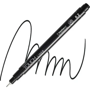 Technický liner TOUCH černý 0,2mm