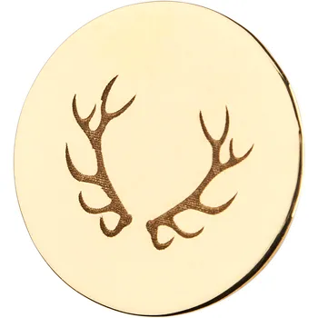 Náušnice Zlaté náušnice medailon TETRAO jelen