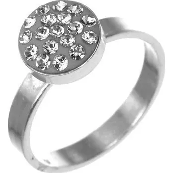 Prsten Argento 71518 Stříbrný prsten - křišťály Swarovski | Velikost prstenu: 58mm