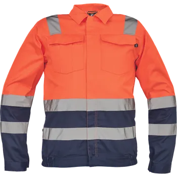 pracovní bunda Cerva VALENCIA HV Pracovní bunda oranžová / navy 48 0351001091048