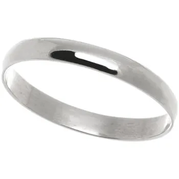 Prsten Stříbrný prsten hladký kroužek STRP0328F