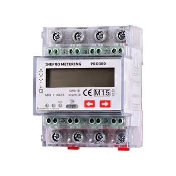 Atos Elektroměr 3F na DIN lištu třífázový PRO380-MB 0,25-100A 2T MID