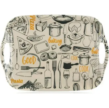 Banquet Tác s uchy melaminový RETRO KITCHEN 36 x 25,5 x 2 cm