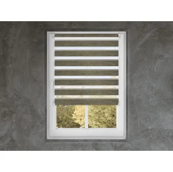 Roleta FEXI Zatemňovací Roleta Den a noc, Nature jalovec, A 064 v POLO kazetě, 150x30 cm