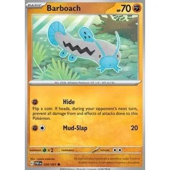 Karetní hra Pokémon PAF 050/091 Barboach - Paldean Fates Stav: Near Mint, Verze: REVERSE HOLO