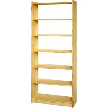 police Knihovna MAROON výška 200 cm, masiv borovice + vyzvednutí ZDARMA