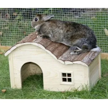 králíkárna Domek pro malé hodavce, s kulatou střechou Rozměr: 40 x 25 x 25 cm