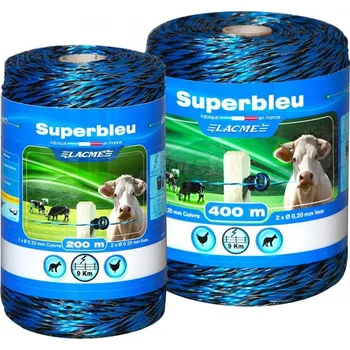 Ohradník Lanko SUPERBLEU pro elektrický ohradník - 400 m Délka: 400 m