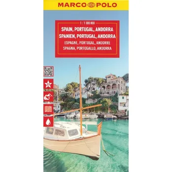 Španělsko, Portugalsko, Andorra 1:1 000 000 - automapa Marco Polo - Marco Polo