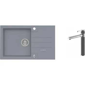 Granitový dřez Alveus SET ALVEUS ROCK 130/04+ BATERIE ZINA 04 + 5 % sleva v košíku s kódem SLEVA5