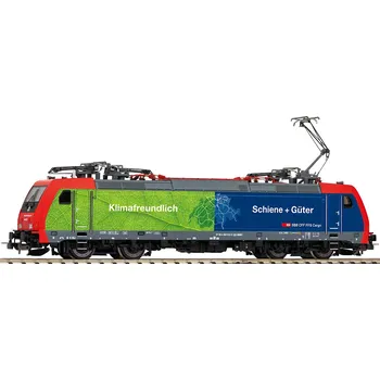 Modelová železnice PIKO 21643 H0 Elektrická lokomotiva 484.012 "Ecoresponsable", SBB, Ep.VI, DCC ZVUK PI21643