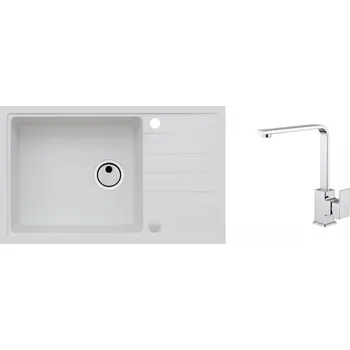 Granitový dřez Alveus SET INTERMEZZO 130/11+BATERIE RENO + 5 % sleva v košíku s kódem SLEVA5