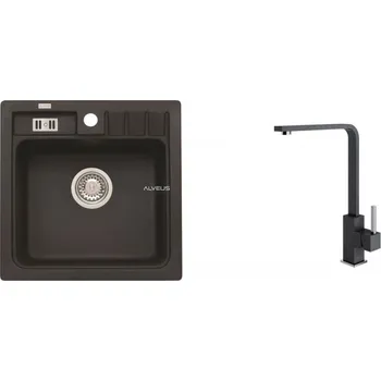 Granitový dřez Alveus SET ALVEUS NIAGARA 20/91 + BATERIE AFRA 91 + 5 % sleva v košíku s kódem SLEVA5