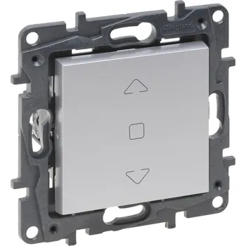 vypínač LEGRAND Spínač NILOÉ 863544 žaluziový hliník 863344